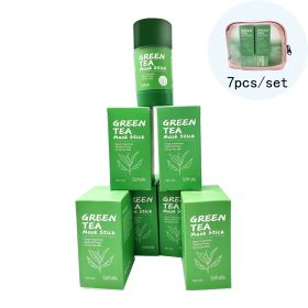 Sefralls Seven Pack Set Green Tea Mud Mask Stick Moisturizing Oil Controlling Reducing Blackheads Tea Mud Mask Stick