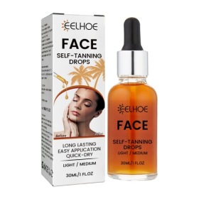 EELHOE Facial Tanning Essence For Achieving A Natural And Stylish Wheat Color Or Bronzed Skin Tone, Providing Hydration And Enhancing The Beauty