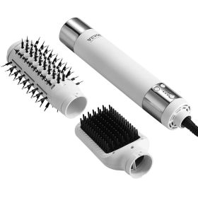 VEVOR Hair Dryer Brush Ionic Hot Air Styler with 2 Brushes for Drying Volumizing