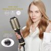 Hot Hair Blow Dryer Brush One Step Hot Air Stylers and Volumizer 2 In 1 Styling Tool Electric Hair Dryer with Hot Brush Travel Friendly Heated Hairbru