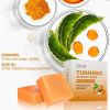 Sefralls Turmeric Soap 6pcs Set Smooth Gentle Cleansing Moisturizing Nourishing Shea Butter Essence Handmade Soap