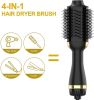 One Step Hair Dryer and Volumiser 1000W Blow Dryer Brush Hot Air Styling Brush Professional Hair Straightener Curler Travel Friendly Heated Hairbrush