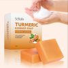 Sefralls Turmeric Soap 6pcs Set Smooth Gentle Cleansing Moisturizing Nourishing Shea Butter Essence Handmade Soap