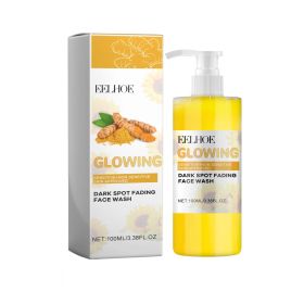 Eelhoe Turmeric Whitening Cleanser Deep Cleansing Face To Remove Makeup Refreshing And Non-Tight Turmeric Cleanser (Option: 2pcs)